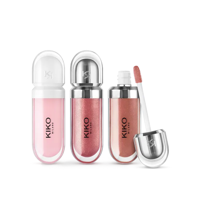 glossy lip set by Kiko Milano (3 pcs)