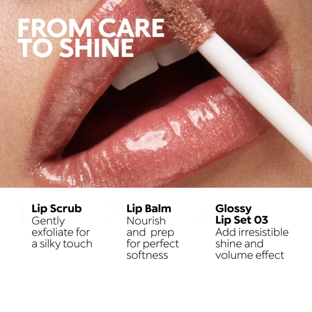 glossy lip set by Kiko Milano (3 pcs)