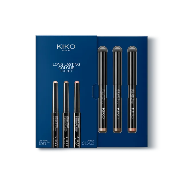 long lasting colour eye set by Kiko Milano (3 pcs)