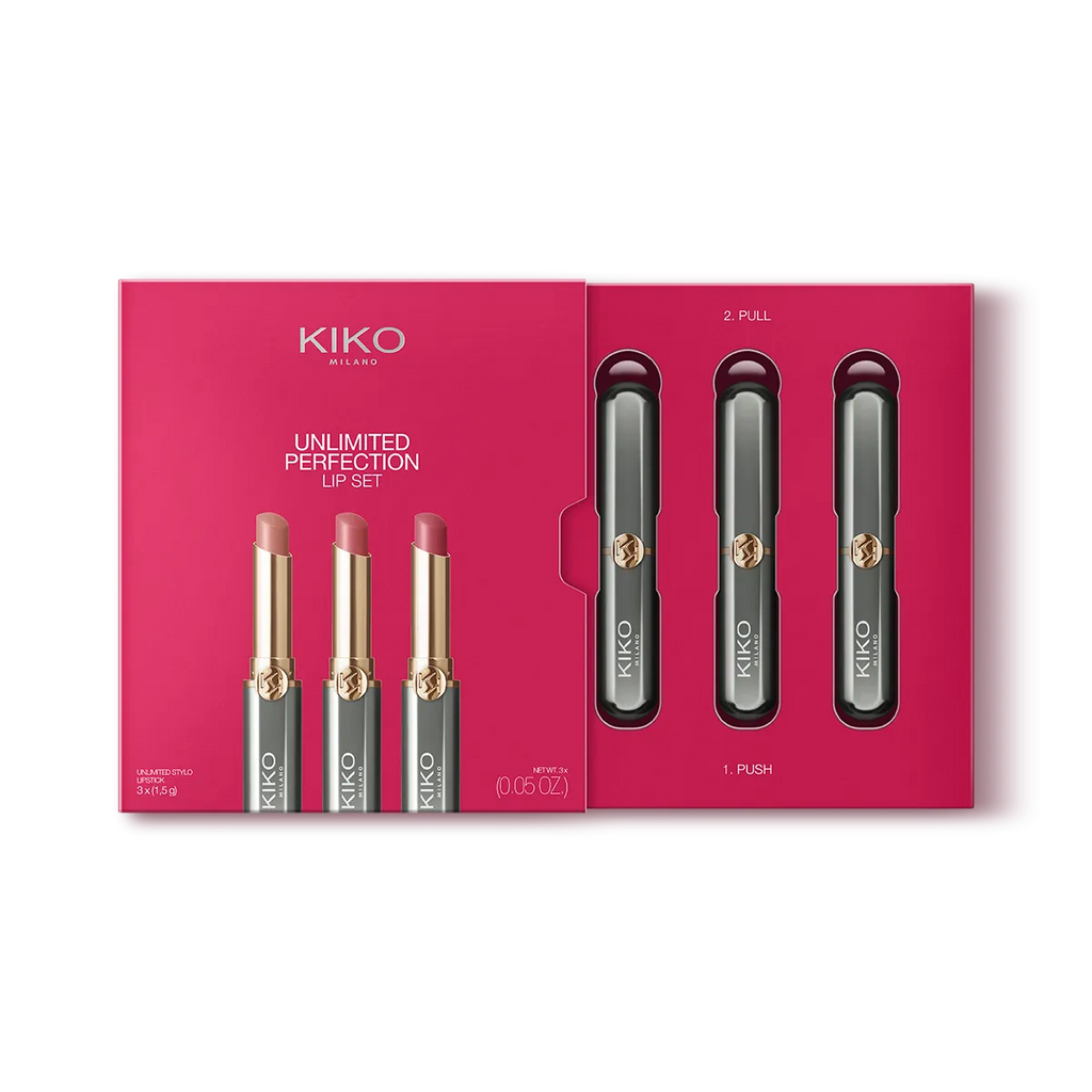 unlimited perfection lip set by Kiko Milano