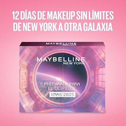Maybelline Calendario de Adviento 2025, Edición Limitada, 12 Productos