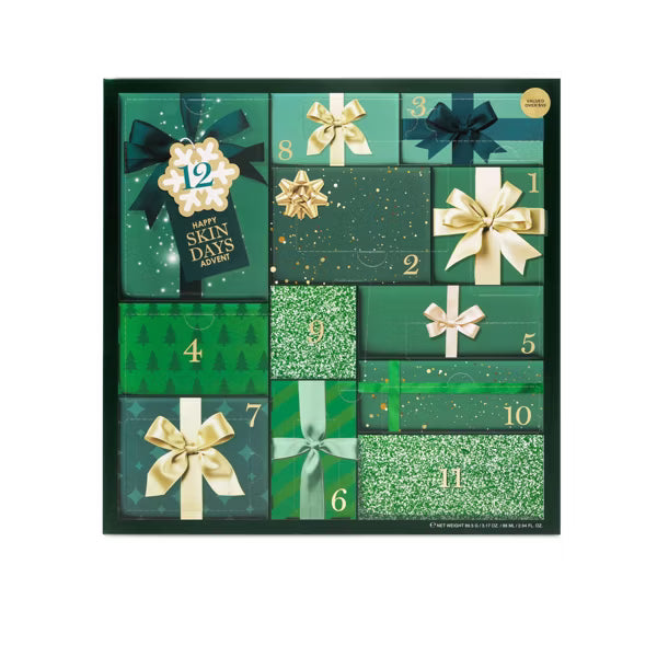 Skincare Calendar Advent Gift Set - 12pc