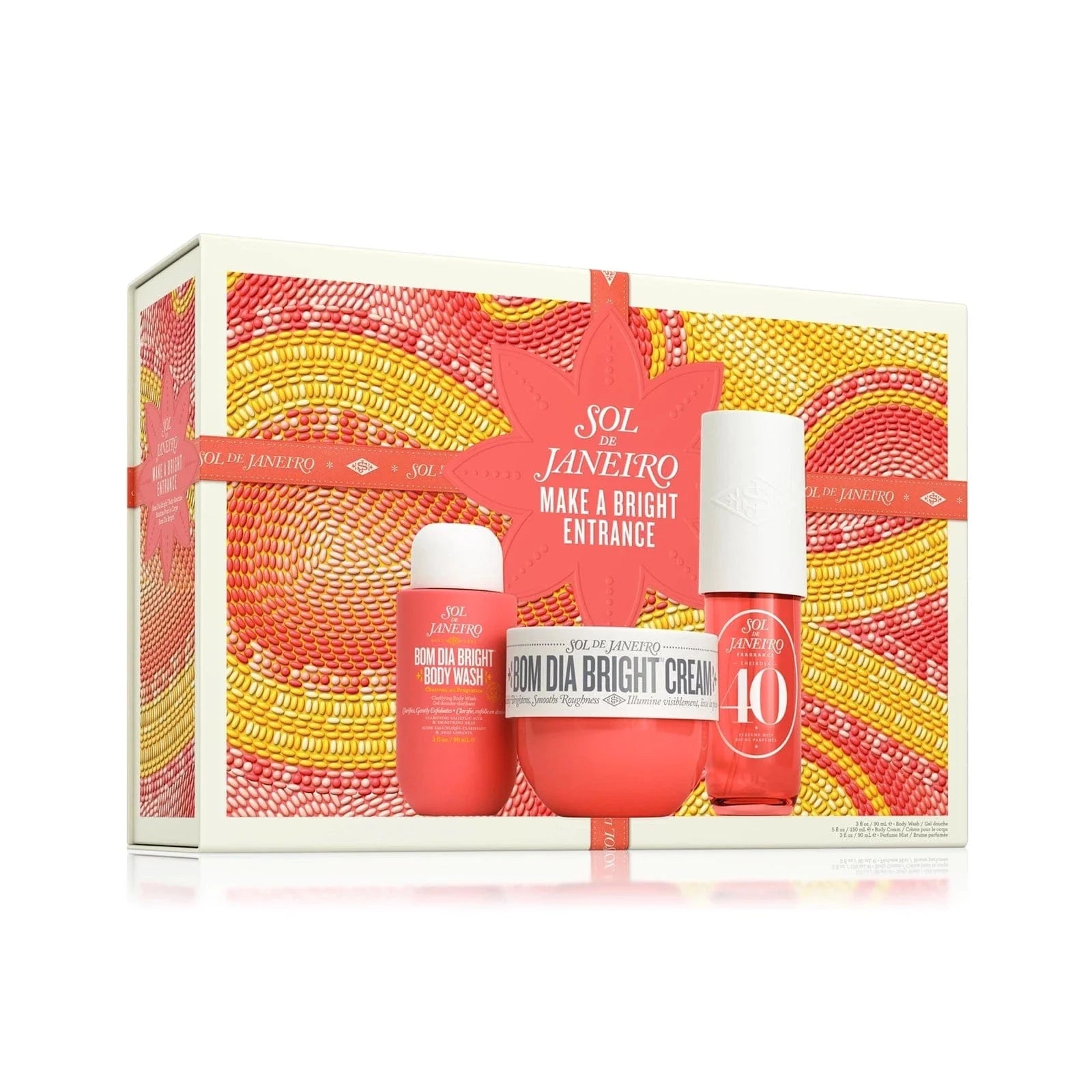 Make A Bright Entrance Bom Dia Bright Body Routine Set by Sol De Janeiro (3 pcs)
